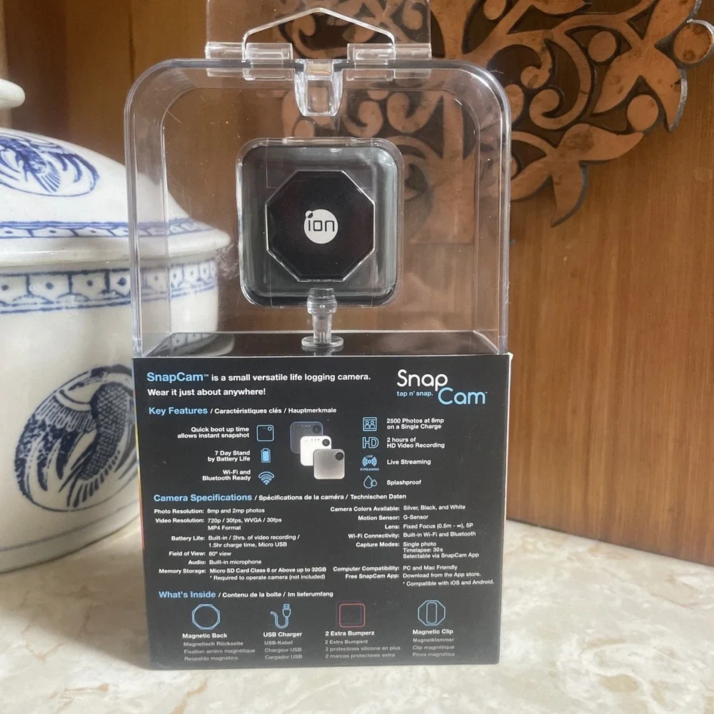 NEW Ion Snap Cam HD Camera 10 GB Tap‎ n' Snap